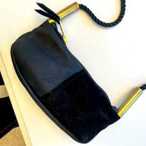 New with Tags Wildwood Oyster Co crossbody leather and suede bag.